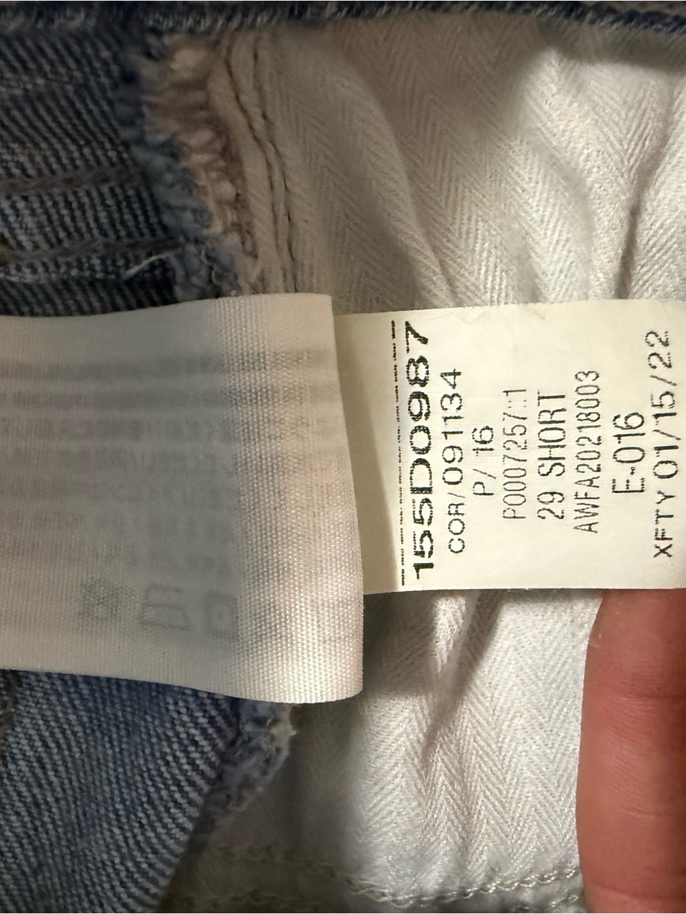 129.Abercrombie & Fitch The 90’s Straight High Waisted Ankle Jean Straight Short - Picture 10 of 11